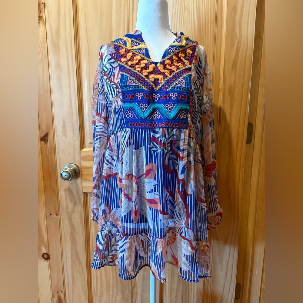 Soft Surroundings Tory Tunic bohemian-style top womenβs M